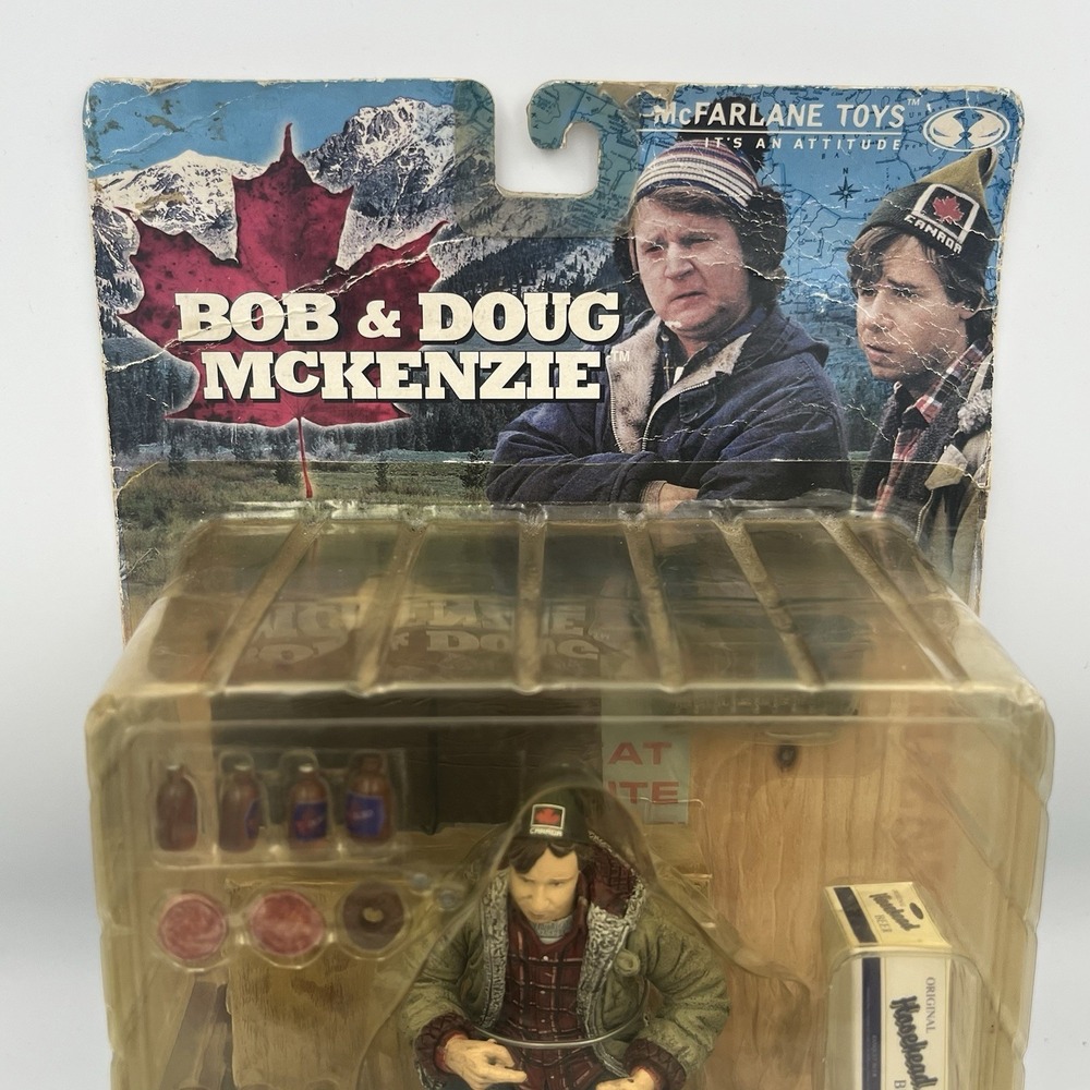 2000 McFARLANE TOYS Bob McKenzie Strange Brew Action Figure - Picture 2 of 6